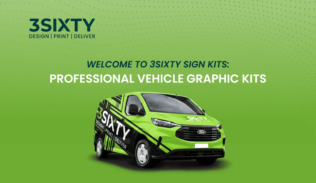 Welcome image for 3Sixty Sign Kits brand on social media, UK DIY vehicle graphic kits